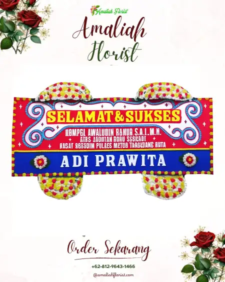 Papan Bunga Ucapan Selamat Karangwungu